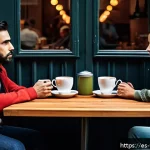 영상제작에서 필요한 시나리오 작성법 - A dynamic scene showcasing a group of diverse characters in an intense discussion within a modern ur...